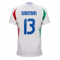 Italien Matteo Darmian #13 Bortatröja EM 2024 Kortärmad